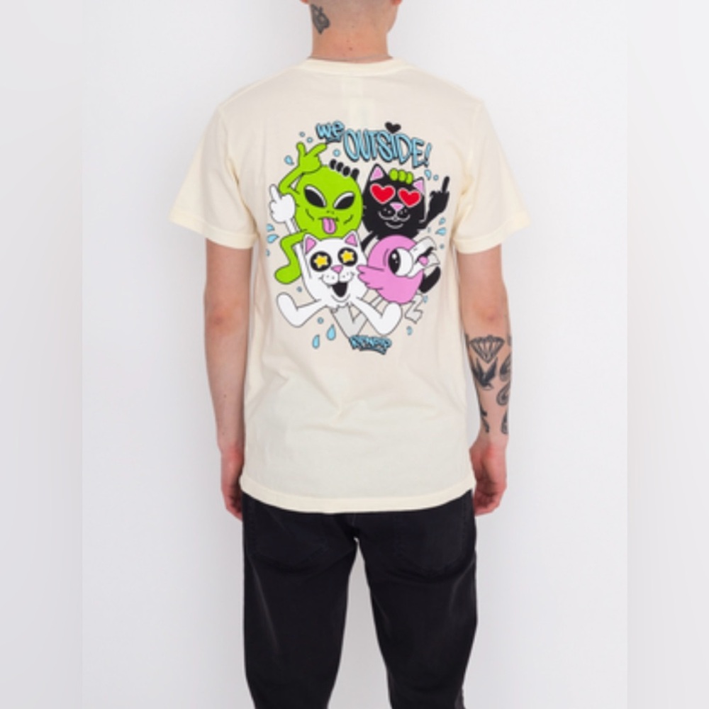 RIPNDIP We Outside Graphic Tee Unisex T-Shirt Men’s Sz XL NWOT